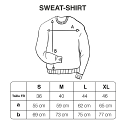 Fiche produit sweat Faubourg 54