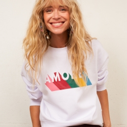 Sweat Boxy Multi Amore