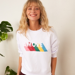 Sweat Boxy Multi Amore