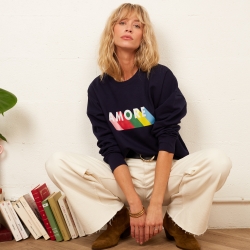 Sweat Boxy Multi Amore