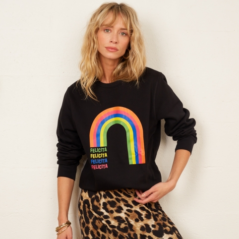 Sweat Boxy Arc en ciel