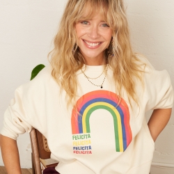 Sweat Boxy Arc en ciel