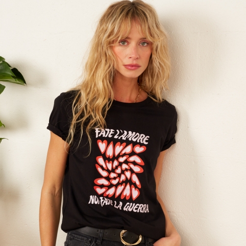 T-shirt Non Fate La Guerra collection ARMÉE DE L'AMOUR