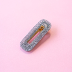 Barrette à Cheveux Glitter Rectangle