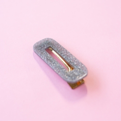 Barrette à Cheveux Glitter Rectangle