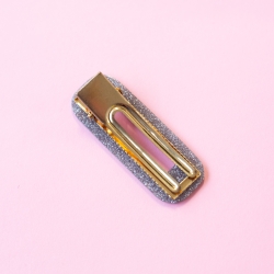 Barrette à Cheveux Glitter Rectangle