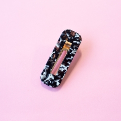 Barrette à Cheveux Marbré Rectangle