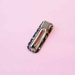 Barrette à Cheveux Marbré Rectangle