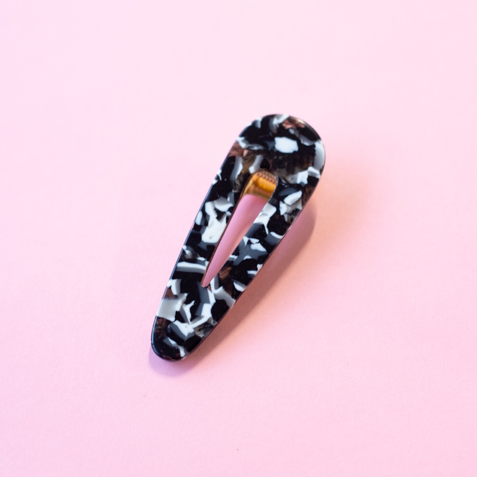 Barrette à Cheveux Marbré Triangle