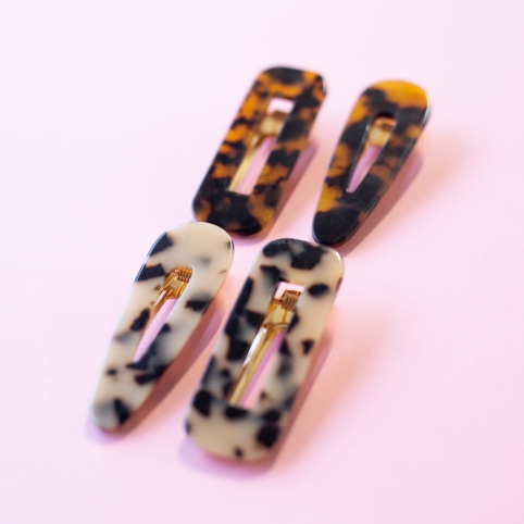 Barrette à Cheveux Léopard Triangle