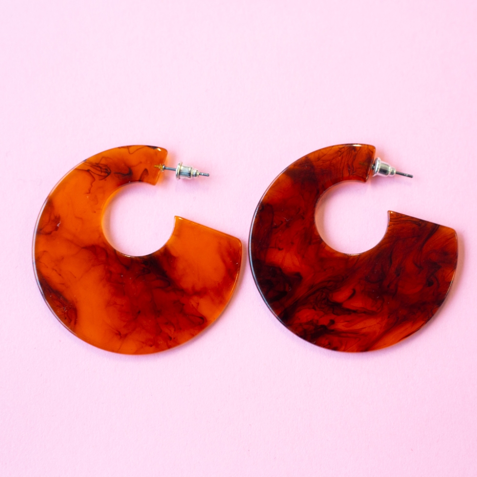 Boucles Georgia Marrons