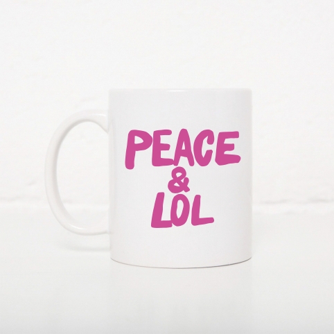 Tasse Peace & Lol