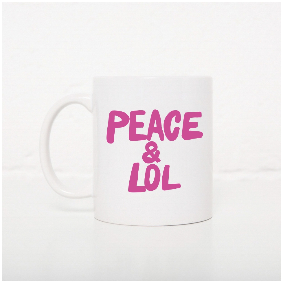Tasse Peace & Lol