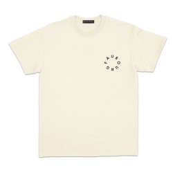 t-shirt creme fluffy dog