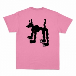 t-shirt Homme rose fluffy dog