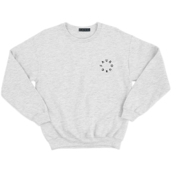 sweat gris fluffy dog