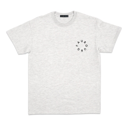 t-shirt gris fluffy dog