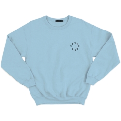 sweat bleu fluffy dog