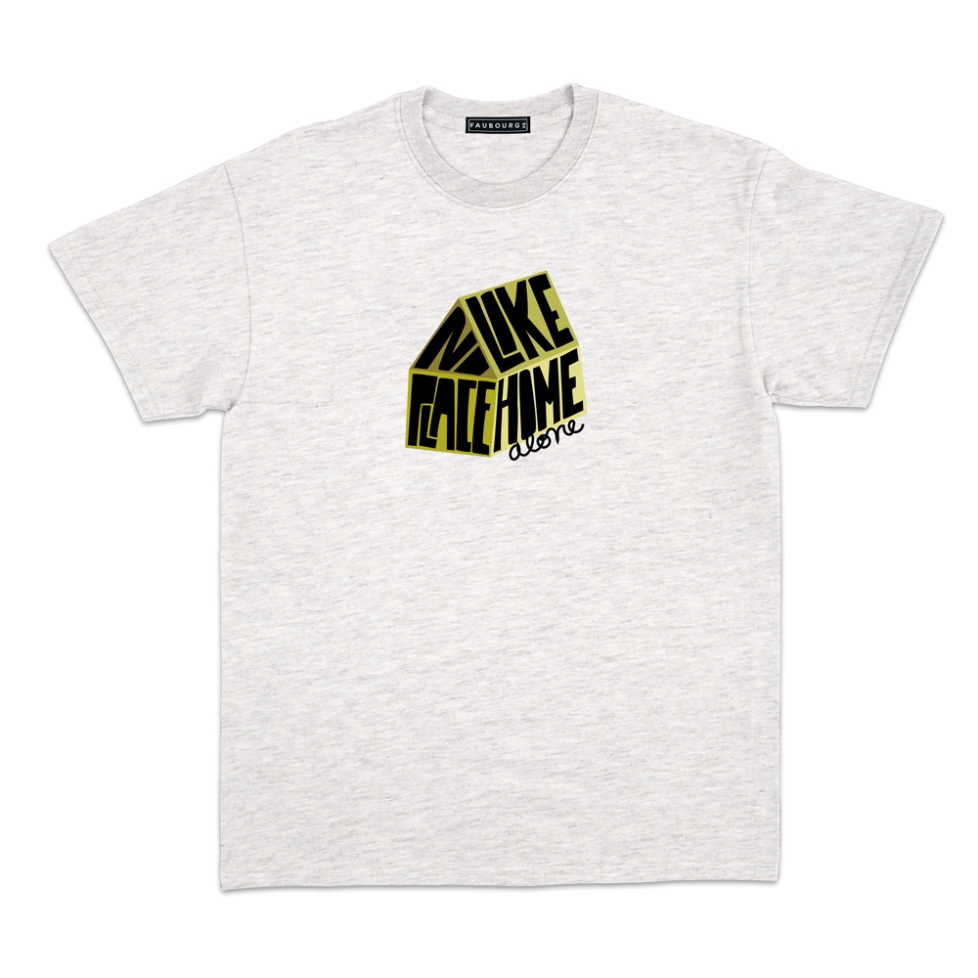 t-shirt gris home alone