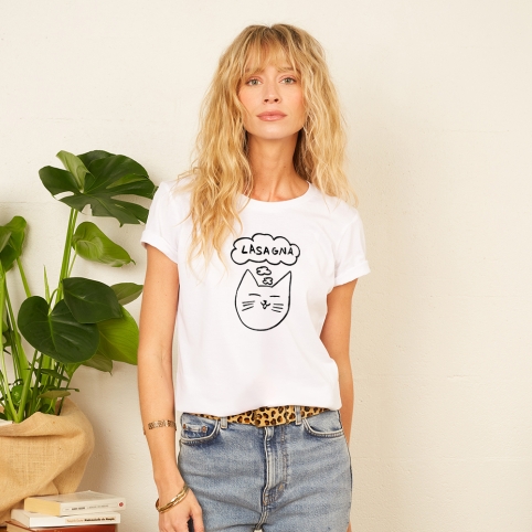 T-shirt Blanc Lasagna