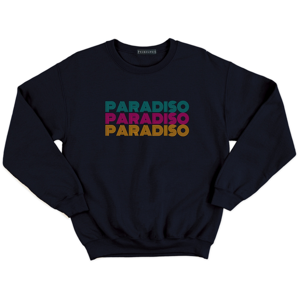 Sweat Paradiso Bleu Homme