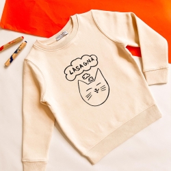 Sweat Crème Lasagna Enfant