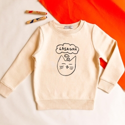 Sweat Crème Lasagna Enfant