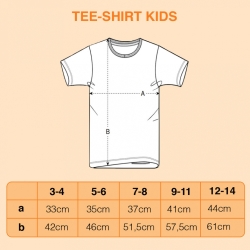 T-Shirt Blanc Match Point ENFANTS Faubourg54 guide des tailles