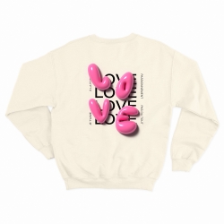sweat creme love 3D
