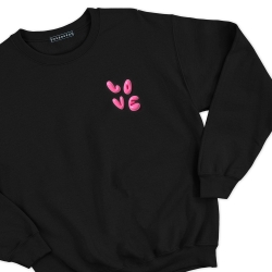 sweat noir love 3D