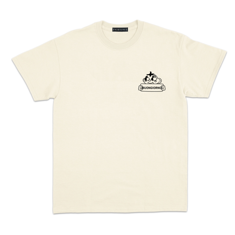 t-shirt crème buongiorno