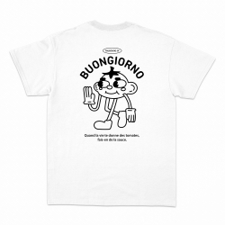 t-shirt blanc buongiorno