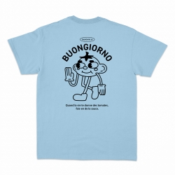 t-shirt bleu buongiorno