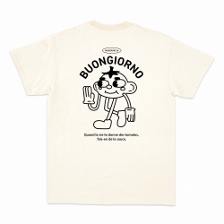 t-shirt crème buongiorno