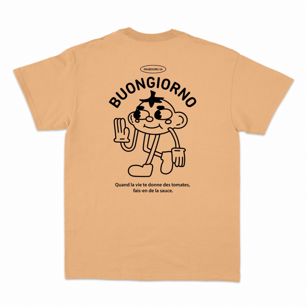 t-shirt latté buongiorno