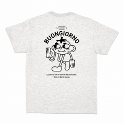 t-shirt gris buongiorno