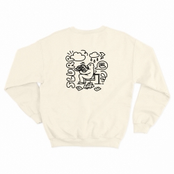 sweat  monsieur spaghetti crème homme Faubourg 54