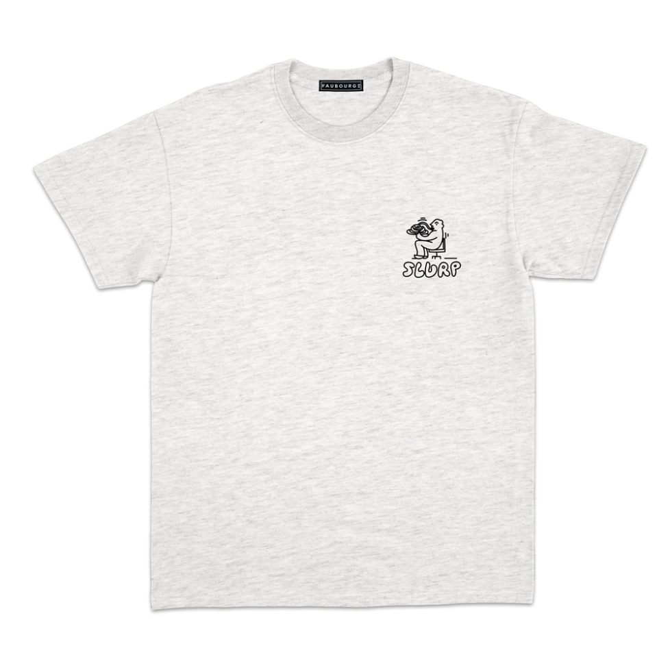 T-shirt  monsieur spaghetti gris homme Faubourg 54