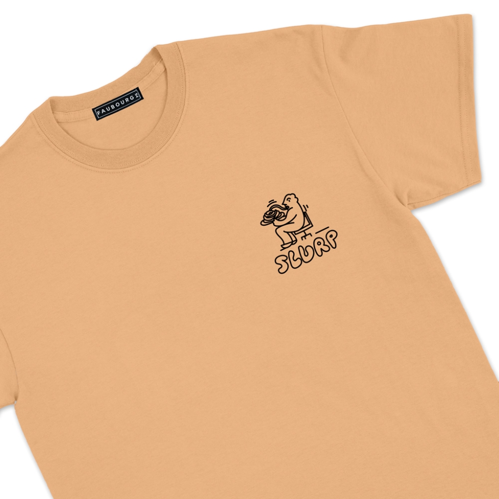 T-shirt monsieur spaghetti Faubourg54 Homme latté