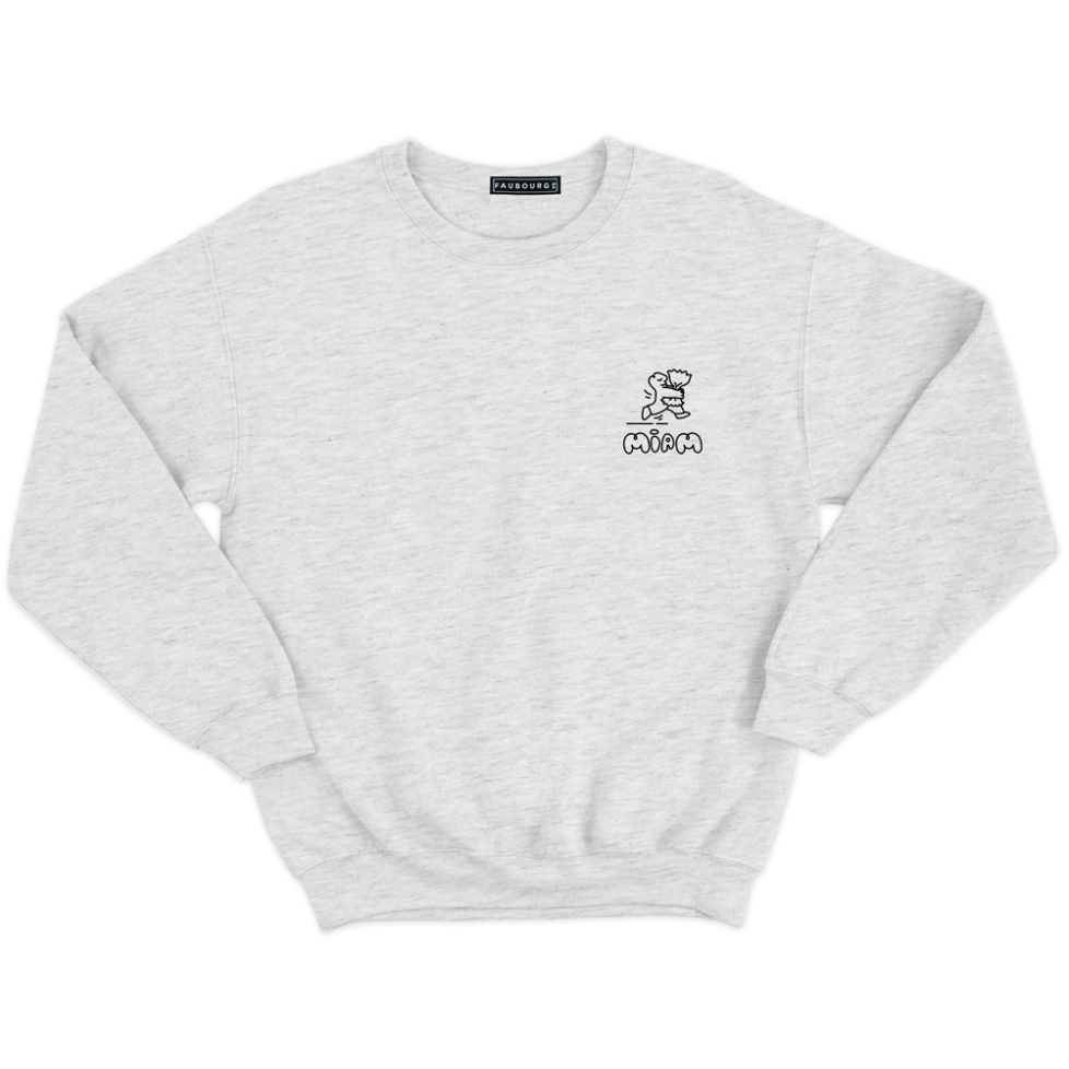 sweat  monsieur farfalle gris homme Faubourg 54
