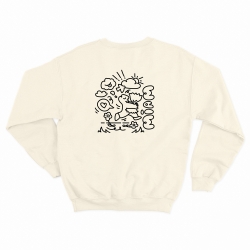 sweat  monsieur farfalle crème homme Faubourg 54