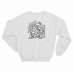 sweat  monsieur farfalle gris homme Faubourg 54