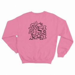 sweat  monsieur farfalle rose homme Faubourg 54