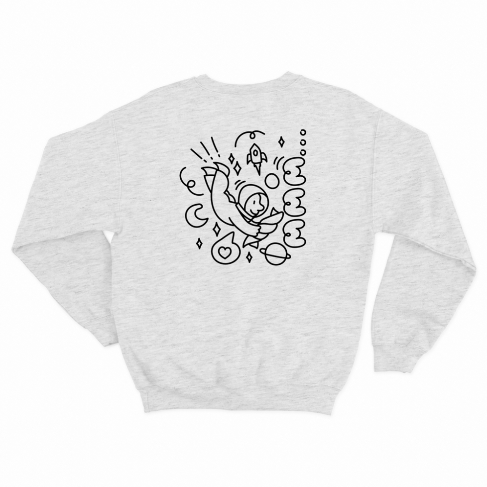 sweat monsieur fusilli gris Faubourg 54