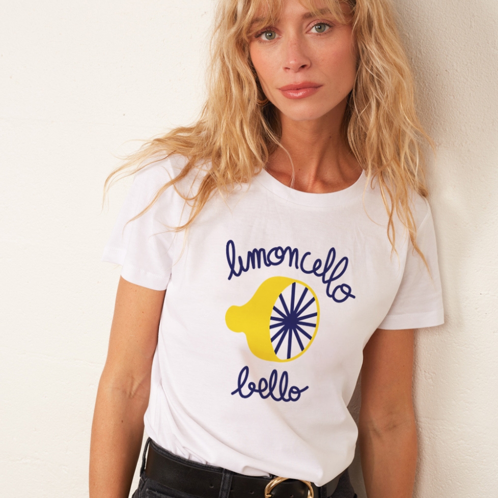 T-Shirt Blanc Limoncello