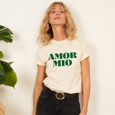 T-Shirt Crème Amor Mio