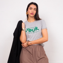 T-shirt Gris Le Premier Jour by LesFutiles