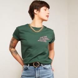 T-Shirt Vert Bouteille Aline by TrendyEmma