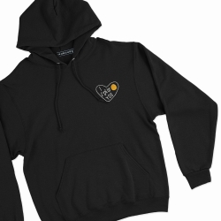 sweat capuche noir homme i l'oeuf you Faubourg 54