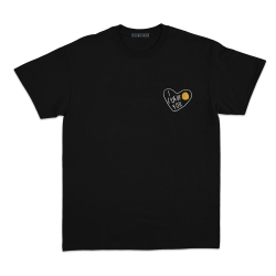t-shirt noir homme i l'oeuf you Faubourg 54